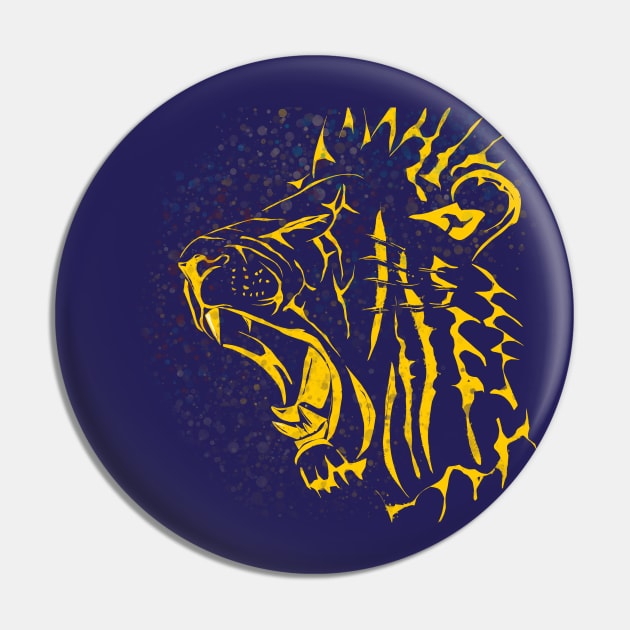 Lion Roar Gold Pin by AoJ