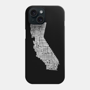 California Map Phone Case