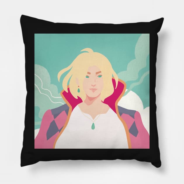 Howl Pillow by ilustracici