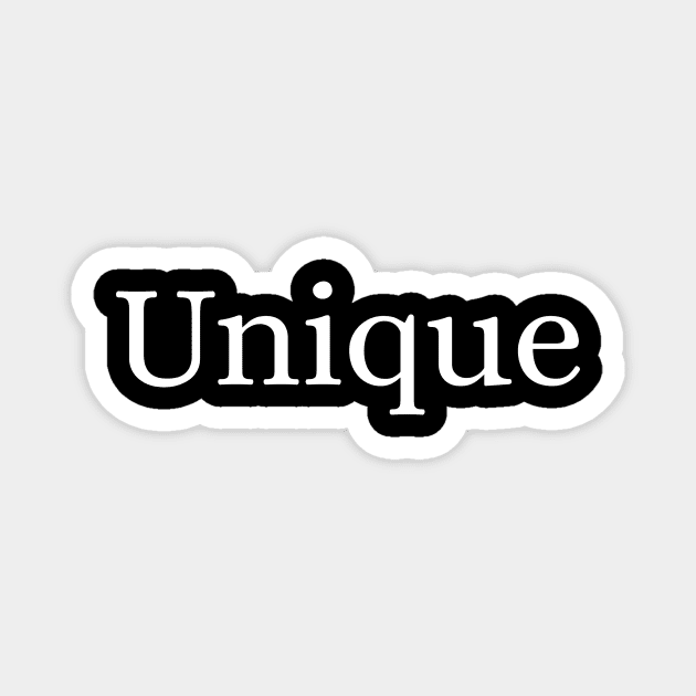 Unique Magnet by Des