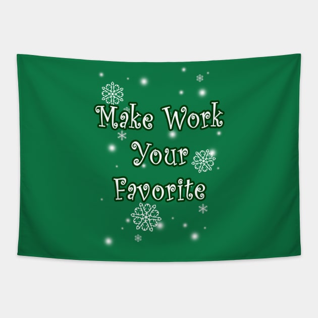 Make Work 2 Tapestry by Vandalay Industries