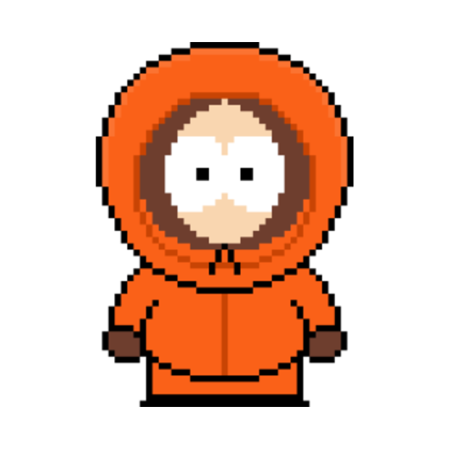 Kenny from South Park (Pixel Art) - Kenny - T-Shirt | TeePublic FR