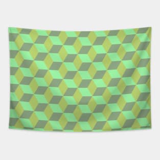 Geometric design- green Tapestry