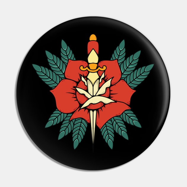 dagger rose tattoo Pin by dayouths