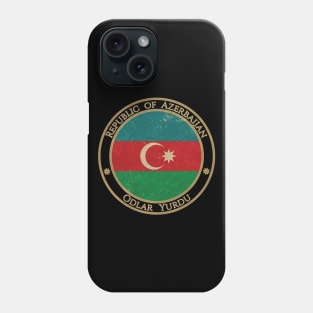 Vintage Republic of Azerbaijan Asia Asian Flag Phone Case