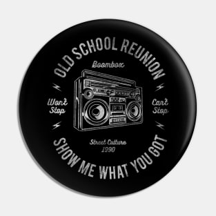 Boombox Reunion Pin