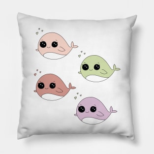 Pack of Cute Whale Kawaii Pillow