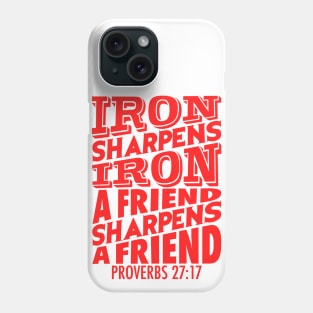 Proverbs 27:17 Phone Case