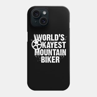 World's Okayest Mountain Biker Phone Case