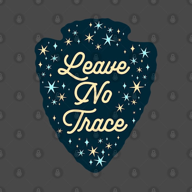 Leave No Trace Vintage National Park Logo by izzyfaye