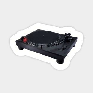 Solid Black Turntable Magnet