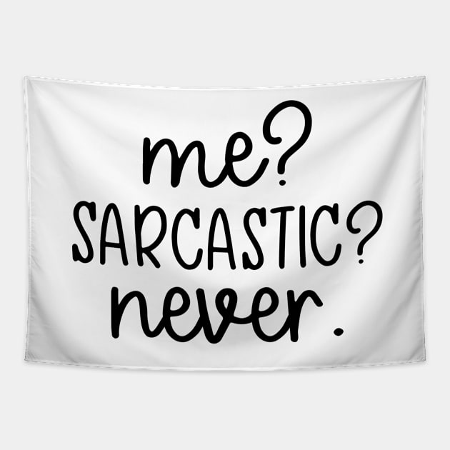 Me? Sarcastic? Never. Tapestry by TheBlackCatprints