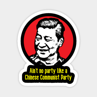 Xi Jingping Stencil Magnet