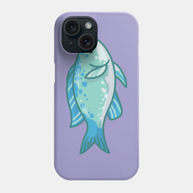 Green Chromis Phone Case by bytesizetreasure