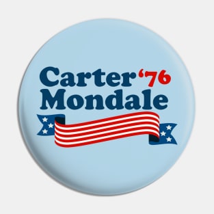 Carter Mondale '76 Retro Election Pin