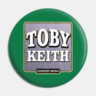 Toby Keith - Design Text Pin