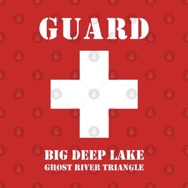 Big Deep Lake Lifeguard - white by carlafowler16