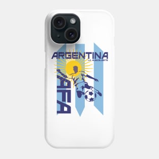 Argentina Football La Albiceleste The White and Sky Blue Phone Case