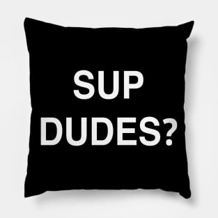 Sup Dudes? Pillow