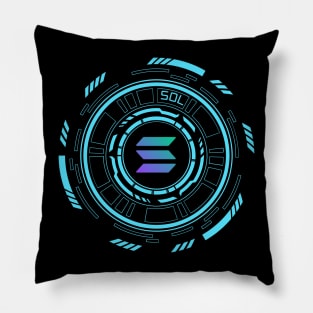 SOLANA CRYPTO TEE Pillow