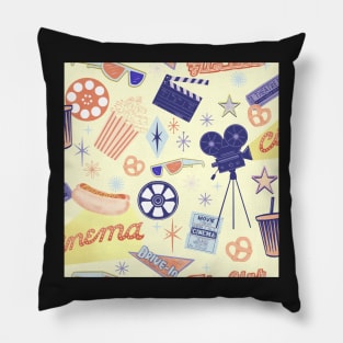 Retro movies Pillow