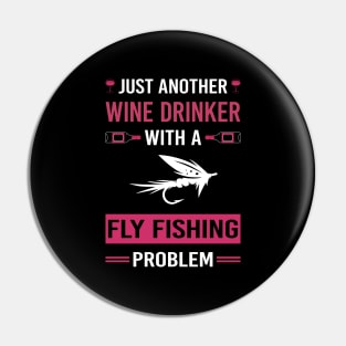 Wine Drinker Fly Fishing Pin