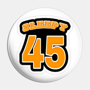 Sleepy 45 - Sticker - Front Pin