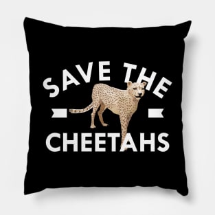 Cheetah - Save the cheetahs Pillow