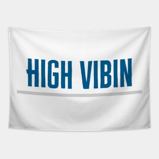 High Vibin Blue Tapestry