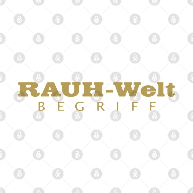 RWB Shirt: Rauh Welt Begriff Gold Logo T-shirt by toosweetinc