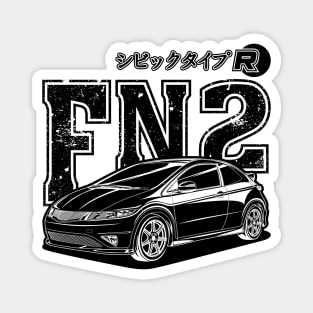 Civic Type R FN2 - Black Print Magnet