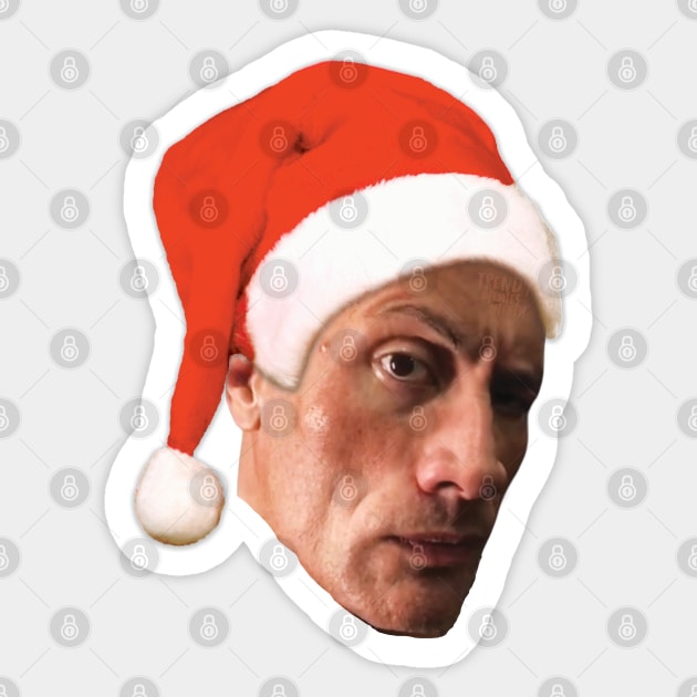 The rock eyebrow raise Sus Christmas meme - The Rock Eyebrow Raise