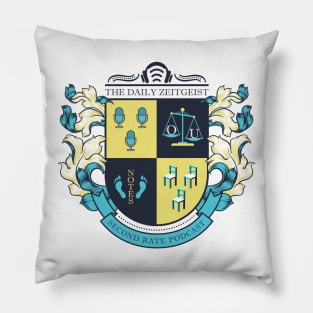 The Daily Zeitgeist Official Crest Pillow