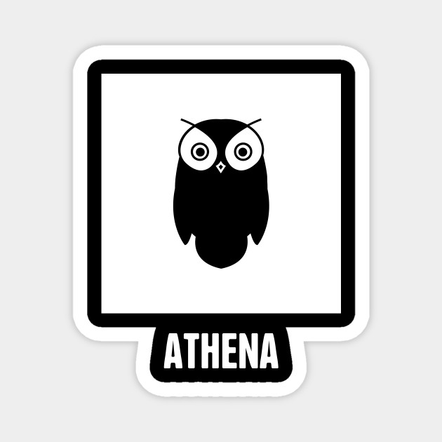 Athena | Greek Mythology God Symbol - Athena - Magnet | TeePublic