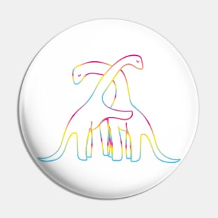 Pansexual Dinosaur Pin