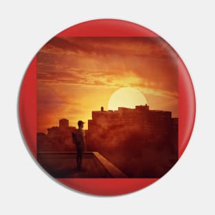 sunset mystery Pin