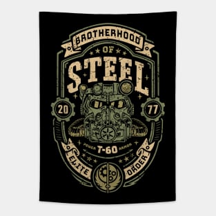 Knight of Steel T-60 distressed Tapestry