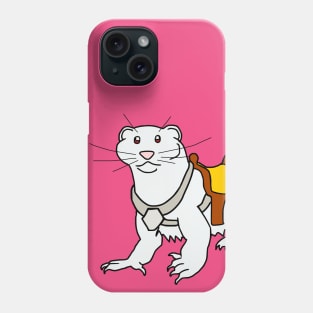 Snowmist the Giant Ermine Phone Case