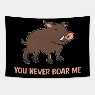 Cute Wild Boar Tapestry