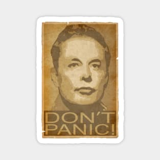 Elon Musk Musk Dont Panic Magnet