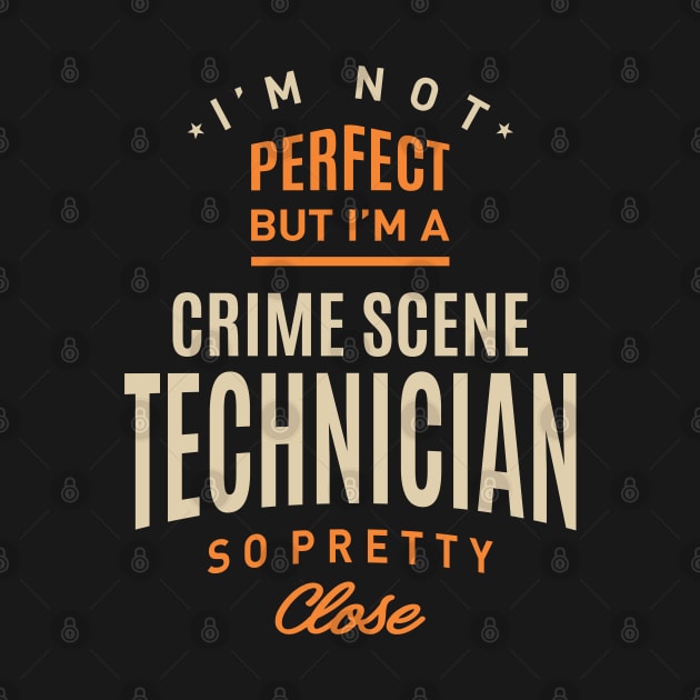 Crime Scene Technician Work Job Title Gift by cidolopez