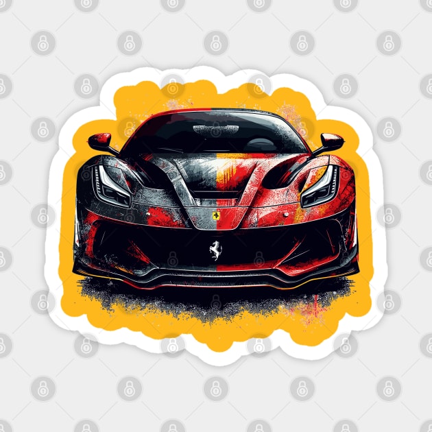 Ferrari F8 Magnet by Vehicles-Art