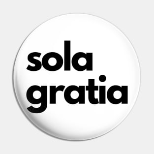 sola gratia Pin