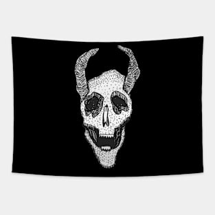 Smile Bones Skull Tapestry