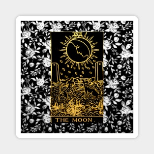 Floral tarot print - The Moon Magnet