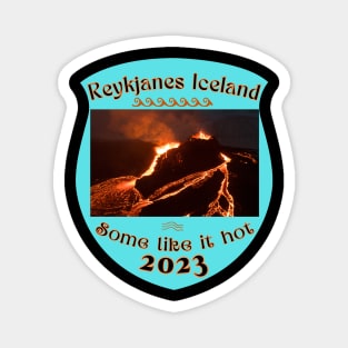 Reykjanes  Volcano T-Shirt Iceland Earthquake Gift Magnet