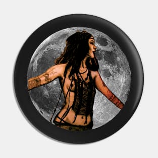 Moon Woman Pin