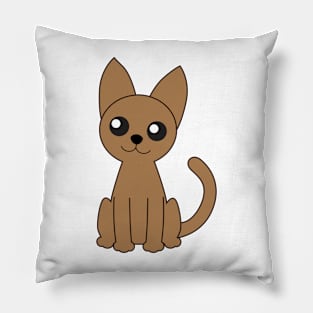 Brown Cat Pillow