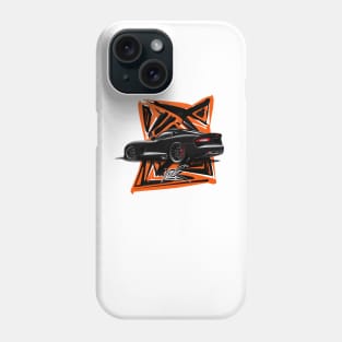 srt viper gts rear black Phone Case