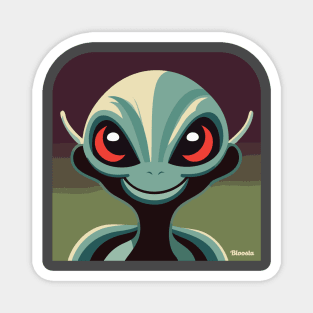 Happy Alien Magnet